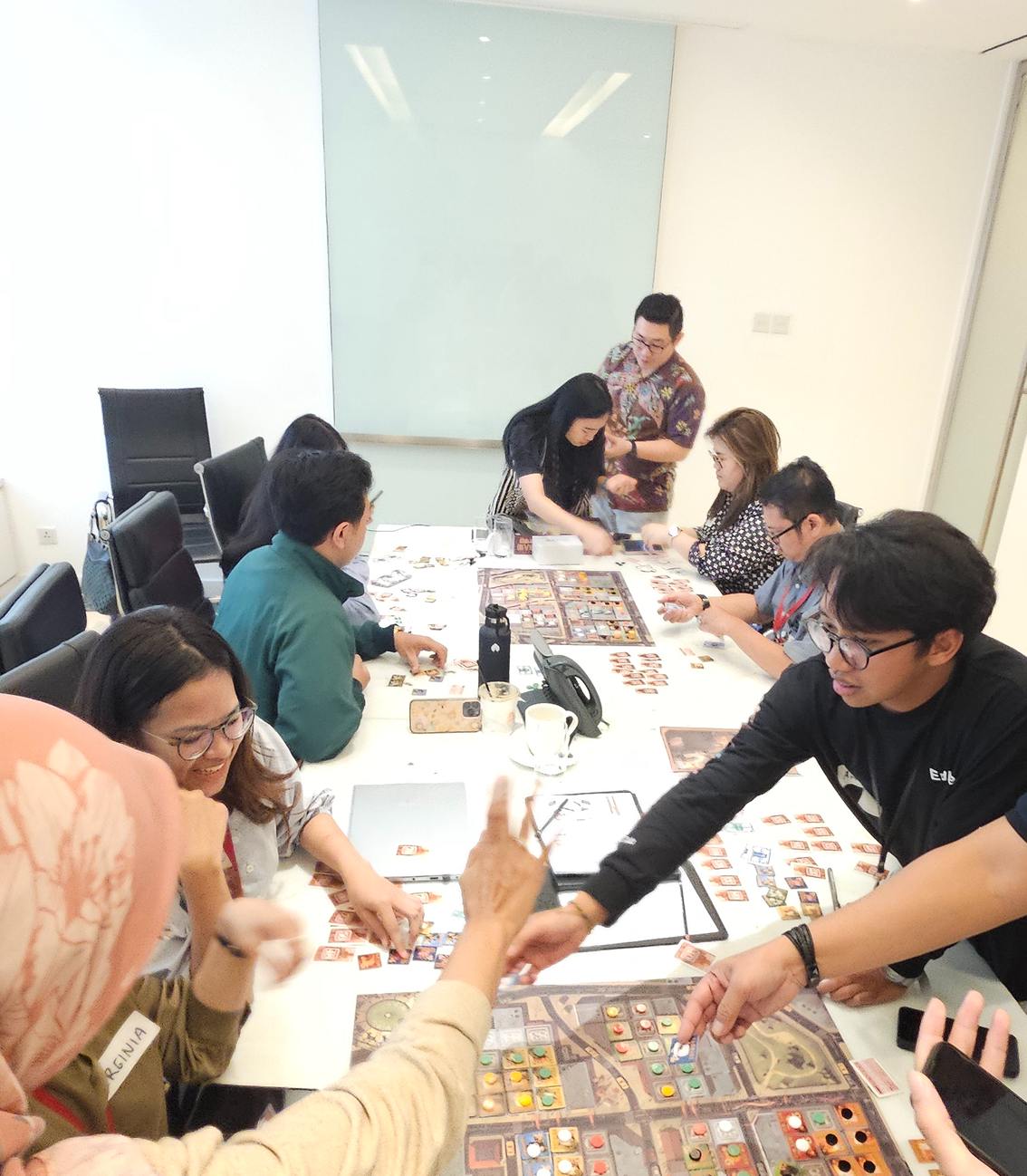 Kegiatan pelatihan bersama klien